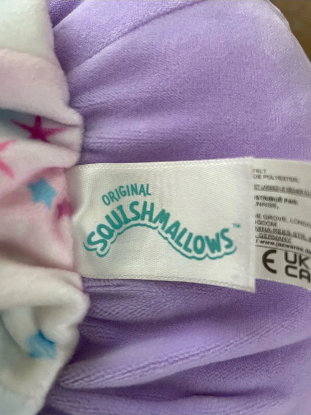 Squishmallows  Plush Pillow Flip-A-Mallow Purple Owl Purple Soft